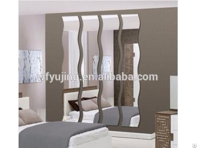 Modern Silver Dressing Mirror With Free Combination