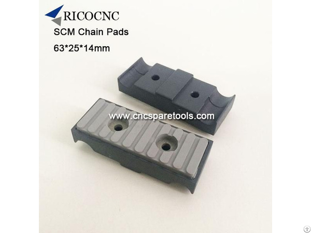 63x25x14mm Scm Edgebander Track Pads