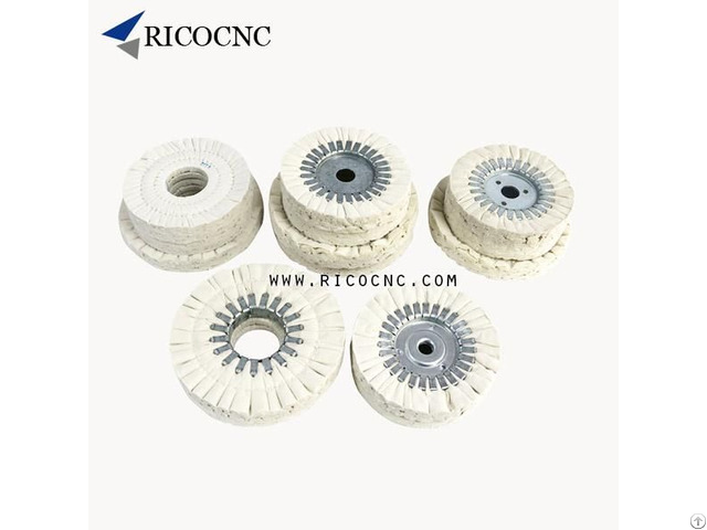 Edgebander Polishing Wheels Cloth Buffing Pads For Edge Banding Machines
