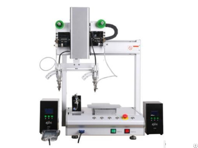 Xhl H441s Desktop 3 Axis Double Head Automatic Soldering Machine