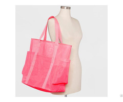 Customized Fashion Mesh Beach Bag