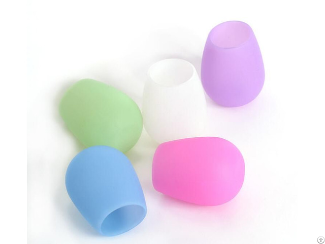 Eco Friendly Food Grade Silicone Wine Cups Promotional Gifts