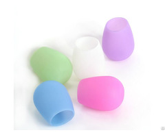 Eco Friendly Food Grade Silicone Wine Cups Promotional Gifts