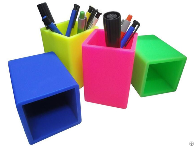 Eco Friendly Office School Stationery Silicone Pen Holder