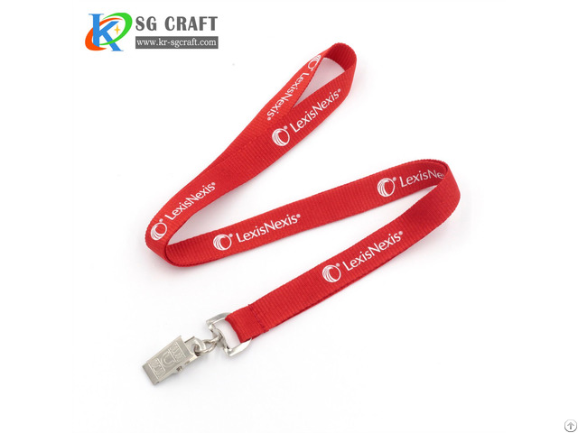 High Quality Neck Custom Polyester Woven Lanyards