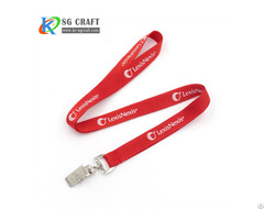 High Quality Neck Custom Polyester Woven Lanyards