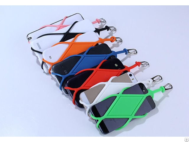Eco Friendly Universal Silicone Phone Lanyard Holder