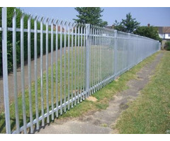 Galvanized Palisade Fence High Corrosion Resistance