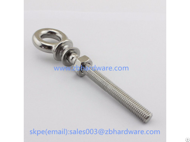 Stainless Steel Lifting Eye Bolt With Washer And Nut