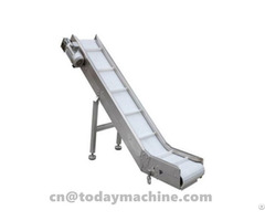 Tilted Belt Conveyor For Cake, Biscuits, Sugar