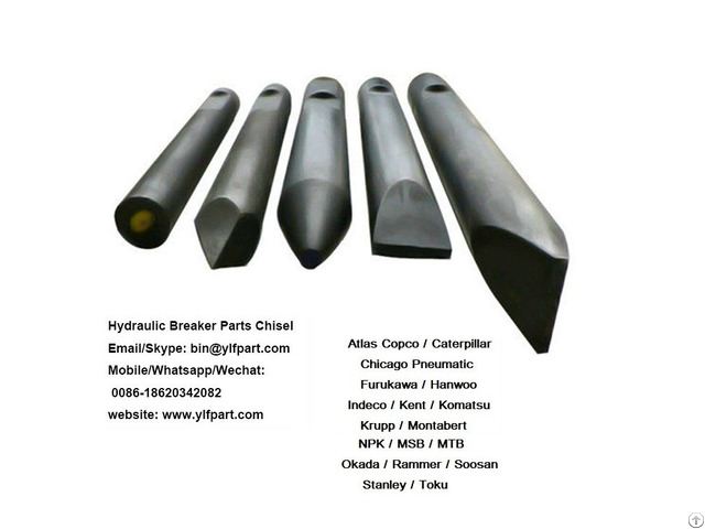 Jkhb Excavator Hydraulic Breaker Hammer V Wedge Chisel