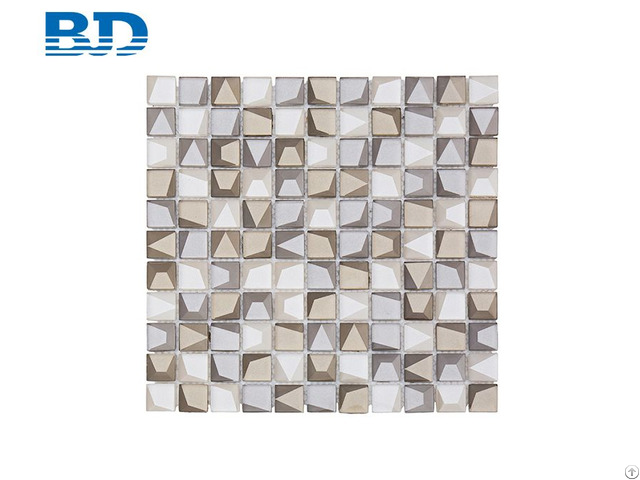 Mixed Stone Glass Mosaic 3d