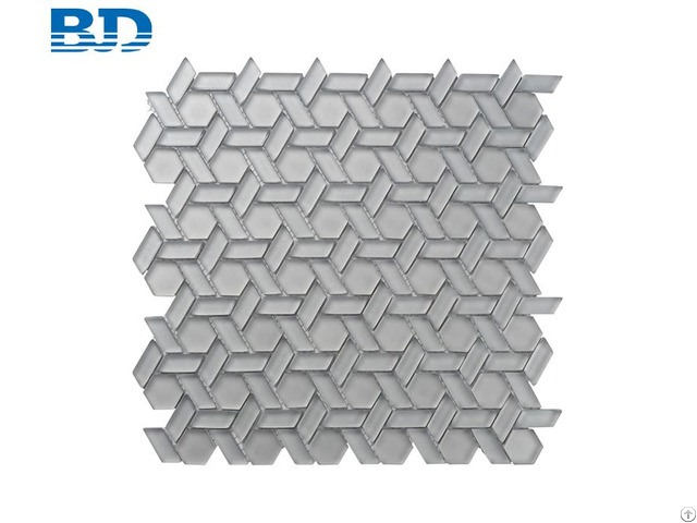 Long Hexagon Glass Mosaic