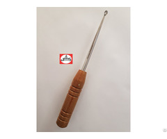 Bruns Bone Currette With Fiber Handle Orthopedic Instrument