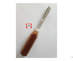 Gouge With Fiber Handle Straight Orthopedic Instrument