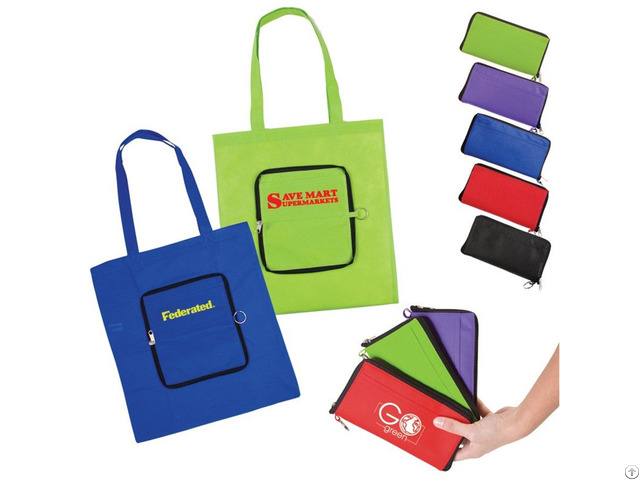 Promotional Folded Nonwoven Tote Bag