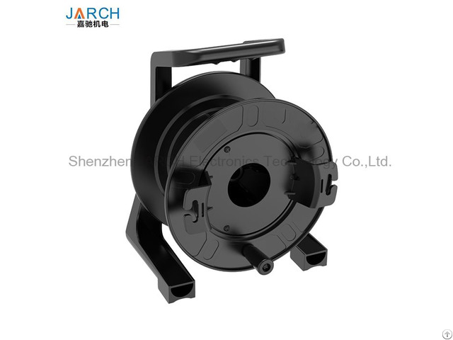 Unbreakable Fiber Optic Plastic Reel With Winder 235 Mm Empty Cable Drum