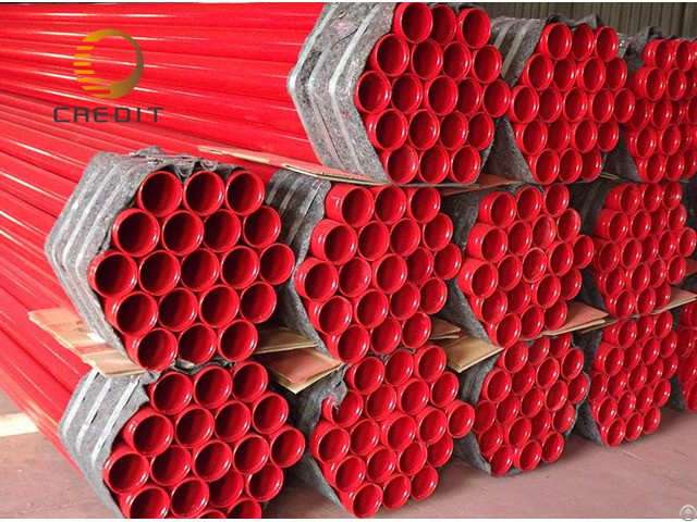 Erw Red Color Fire Pipe