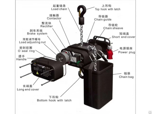 Stage Electric Hoist With Safety Lock