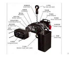 Stage Electric Hoist With Safety Lock