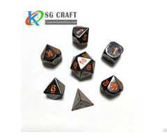 Custom Polyhedral Metal Zinc Alloy Dice