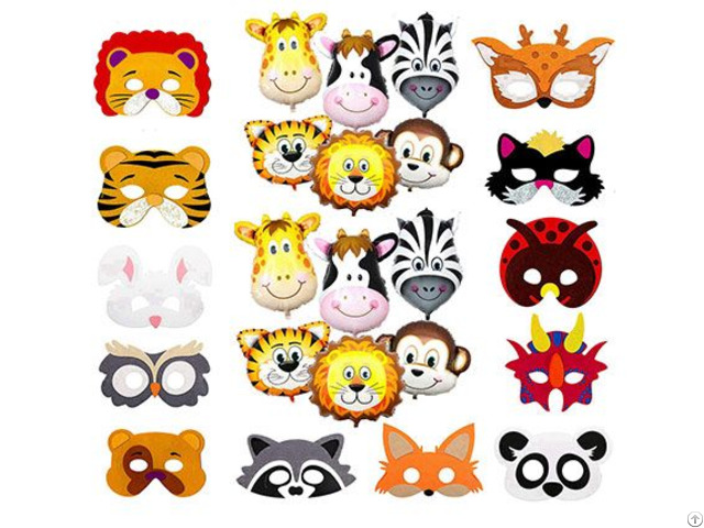 Cheap Custom Colorful Halloween Superhero Felt Masks