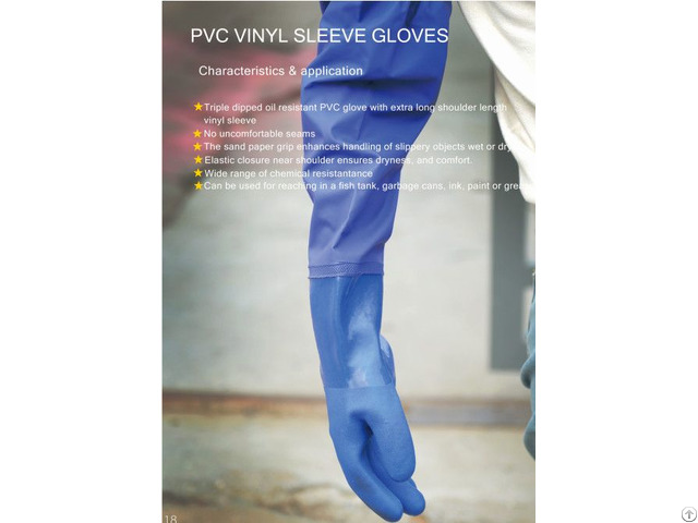 Pvc Sleeve Gloves