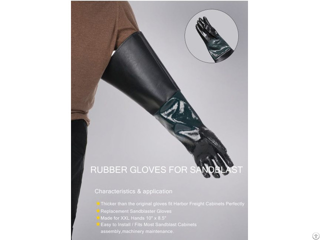 Special Gloves For Sand Blasting Machine