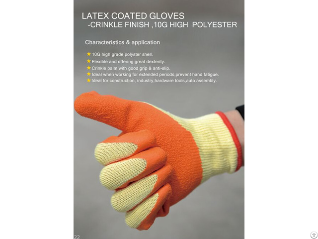 Pin Latex Wrinkle Gloves