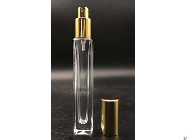 China Hot Sale Perfume Square Tube Cling Neck Glass Bottle 10ml Wholesale