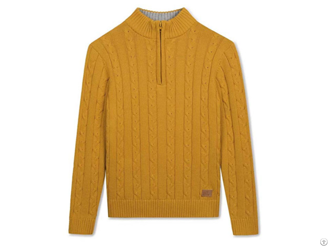 Boy S Long Sleeve Pullover Sweater Cable Knit Cotton Sweaters