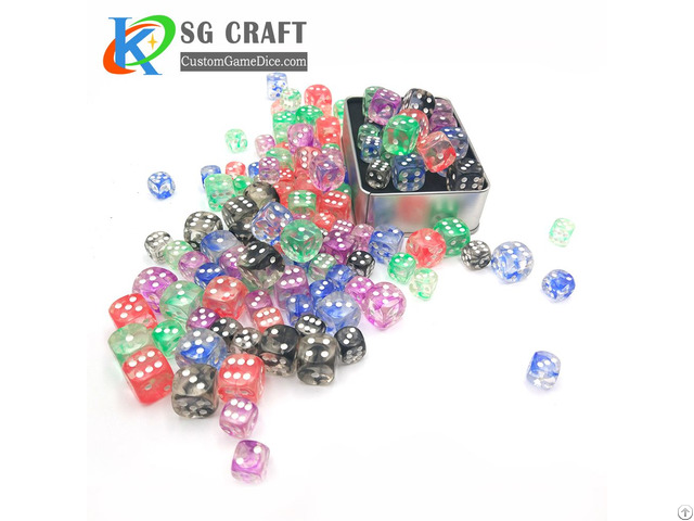 Custom Plastic Game Dice