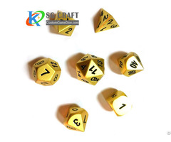 Custom Metal Dice