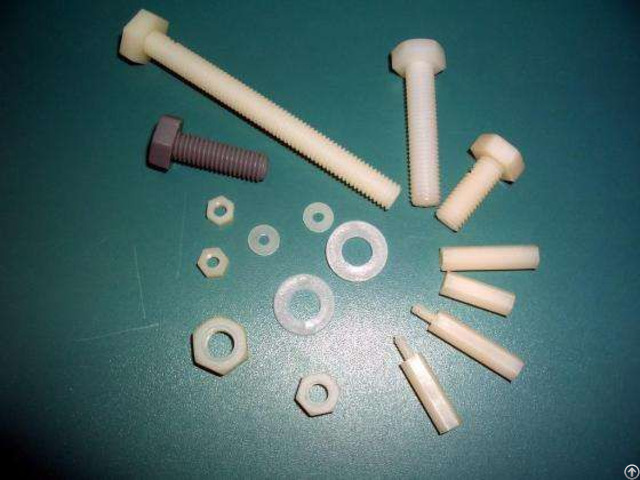 Customized Injection Pasts Pps Engineering Plastic Screw Bolt