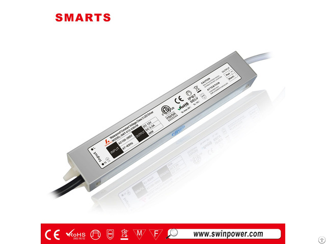 Mini Slim 36w Ip67 Led Driver 12v 3 And Power Supply With Ce Etl Rohs