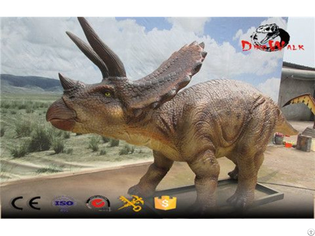 Animatronic Dinosaur Simulation Real Lifesize Model Triceratops