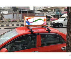 Hd Outdoor Wifi And Usb Taxi Top Advertising Led Display