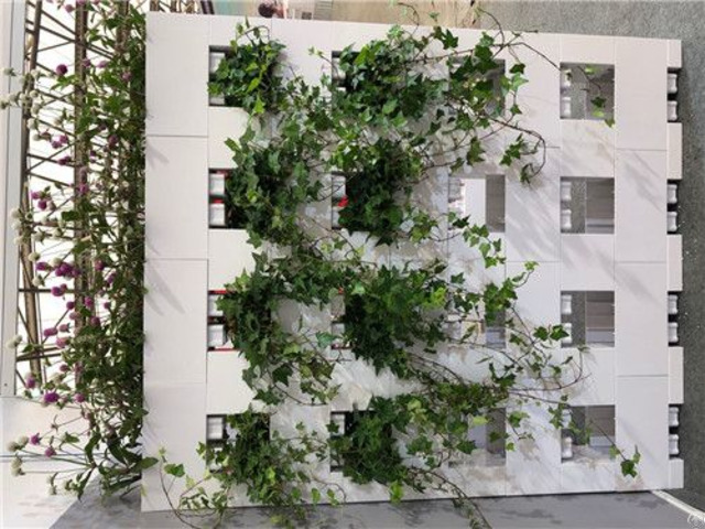 Grass Flower Pot Made For Wall Partition