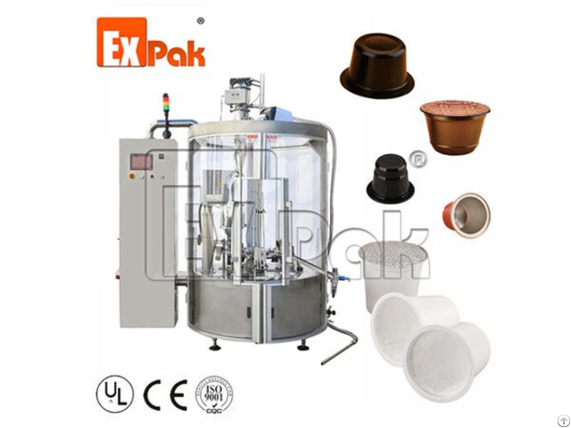 Rotary Type Coffee Capsule Filling And Sealing Machine