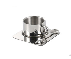 Stainless Steel Coffee Cup Set