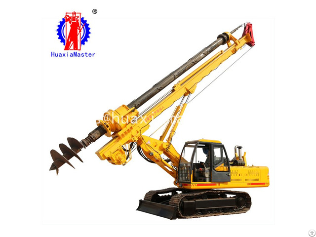 Supply 15 Meters Crawler Rotary Pile Drilling Rig With Square Power Rod From Huaxiamaster