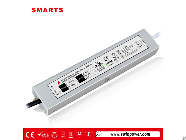 12volt 48watt Slim Waterproof Ip67 12v 4 Amp Power Supply For Led Mirror