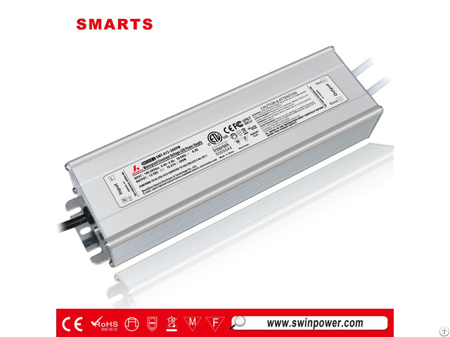 Waterproof Ip67 12 Volt 200w Led Transformer With Ce Etl Listed 3 Years Warranty