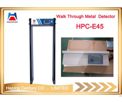 Highest Sensitive Self Diagnosis Walk Through Security Metal Detector