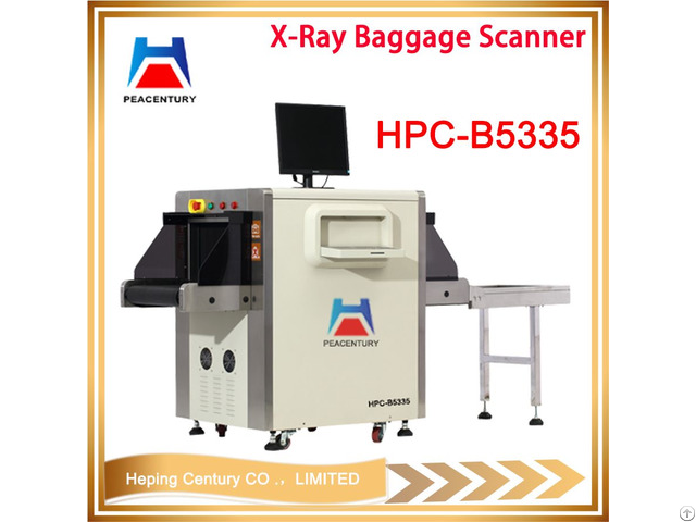 High Resolution 32mm Penetration 5335 Dual Energy X Ray Baggage Scanner