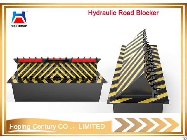 Remote Control Factory Sale Hydraulic Vehicle Spike Barrier Steel Road Blocker