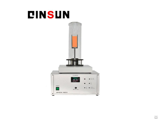 Critical Limiting Oxygen Index Test Apparatus