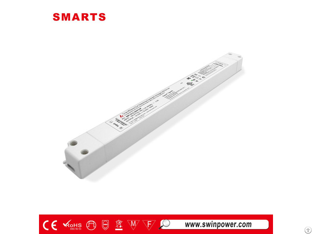 Slim Led Driver Plastic Case 12v 24v 30w 36w 60w 100w Power Supply