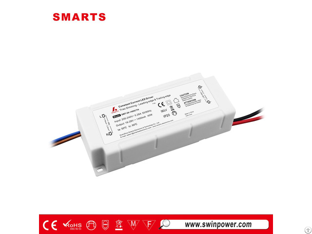 1400ma 40w Constant Current Triac Pwm Led Driver