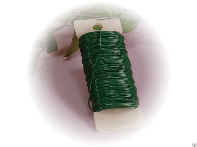 Green Coated Annealed Low Carbon Steel Wire